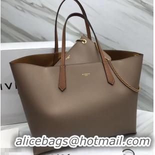 Top Design GV Shopper Tote Bag In Smooth Leather 501511 Camel/Gold