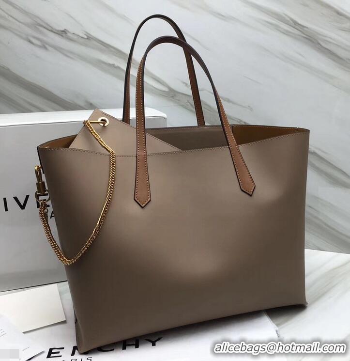 Top Design GV Shopper Tote Bag In Smooth Leather 501511 Camel/Gold