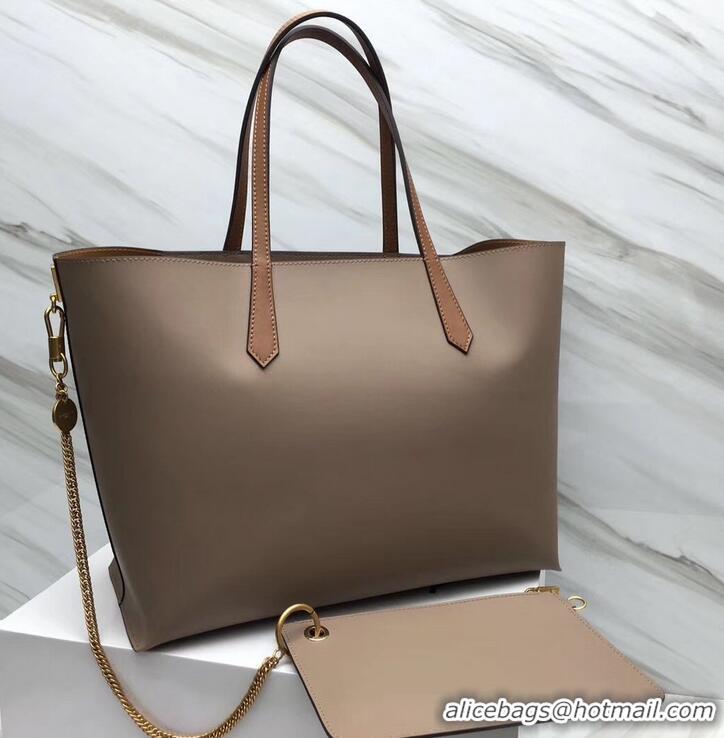 Top Design GV Shopper Tote Bag In Smooth Leather 501511 Camel/Gold