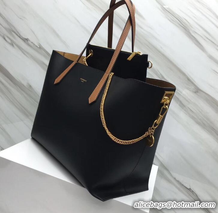 Charming Givenchy GV Shopper Tote Bag In Smooth Leather 501513 Black/Gold