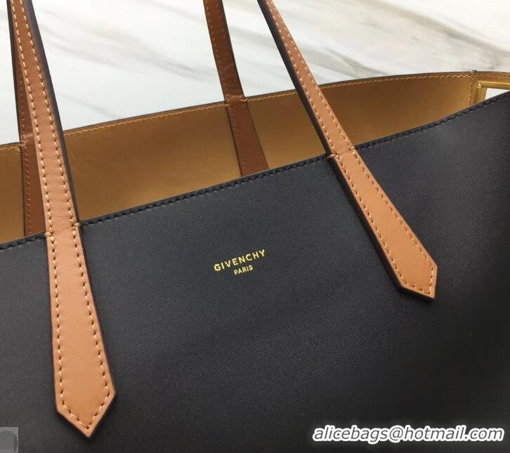 Charming Givenchy GV Shopper Tote Bag In Smooth Leather 501513 Black/Gold