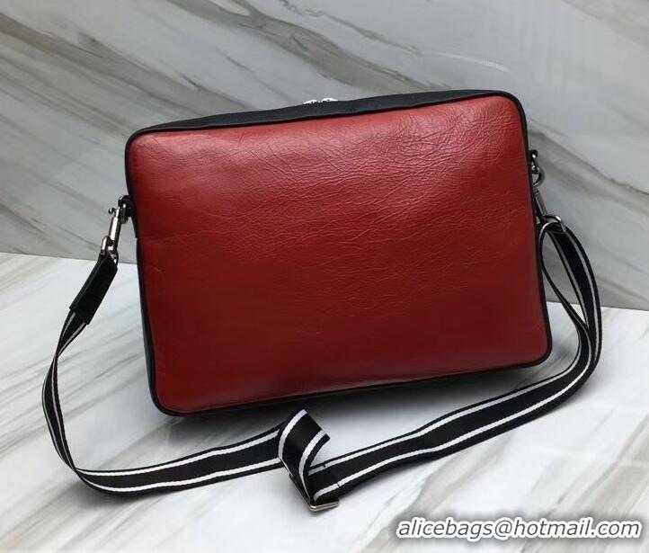 Best Price Givenchy Reverse Zippered Messenger Bag 501516 Black/Red