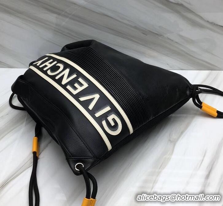 Best Luxury Givenchy Reverse Drawstring Backpack Bag 501518 Black/White