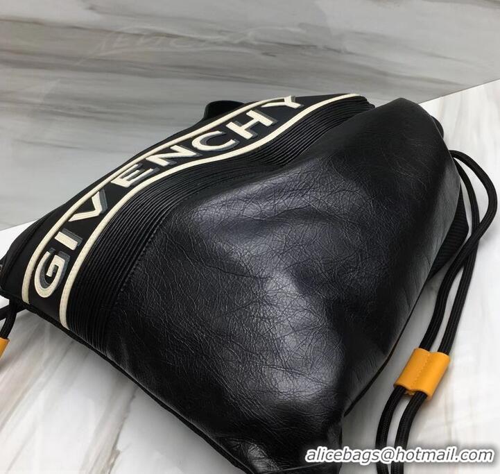 Best Luxury Givenchy Reverse Drawstring Backpack Bag 501518 Black/White