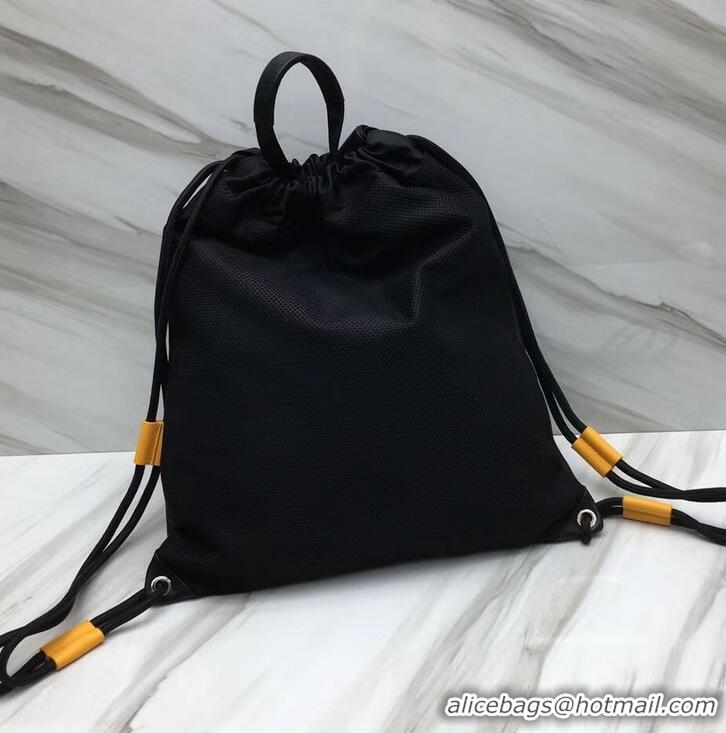 Best Luxury Givenchy Reverse Drawstring Backpack Bag 501518 Black/White