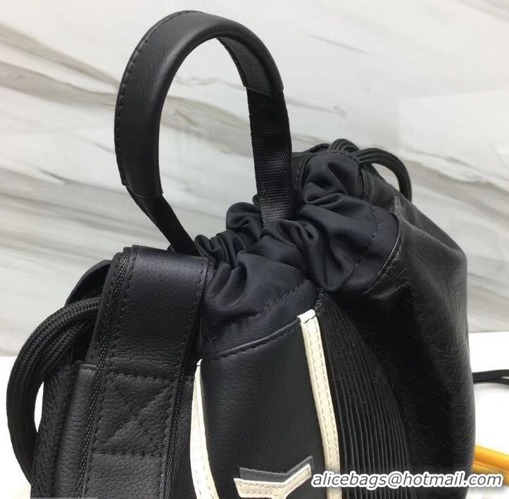 Best Luxury Givenchy Reverse Drawstring Backpack Bag 501518 Black/White