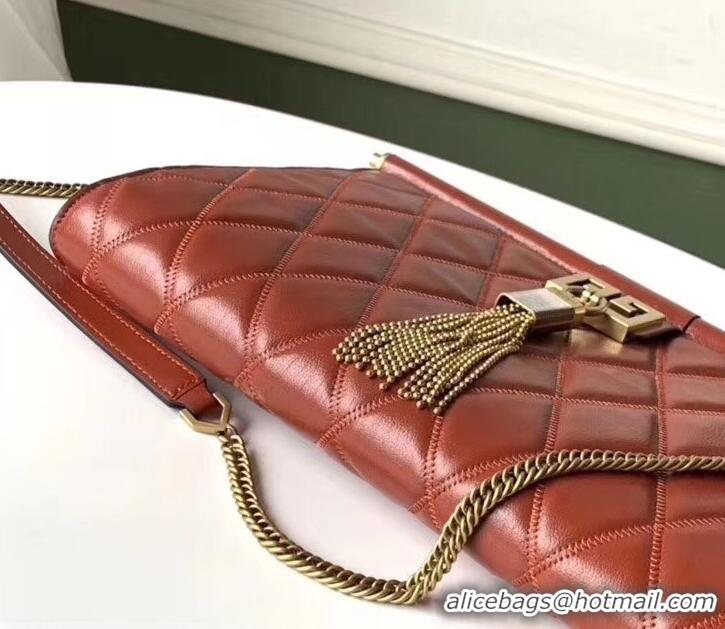 Best Price Givenchy Quilted Logo Chain Clutch Bag 501523 Red