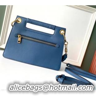 Affordable Price Givenchy Small Whip Bag in Smooth Leather 501524 Blue