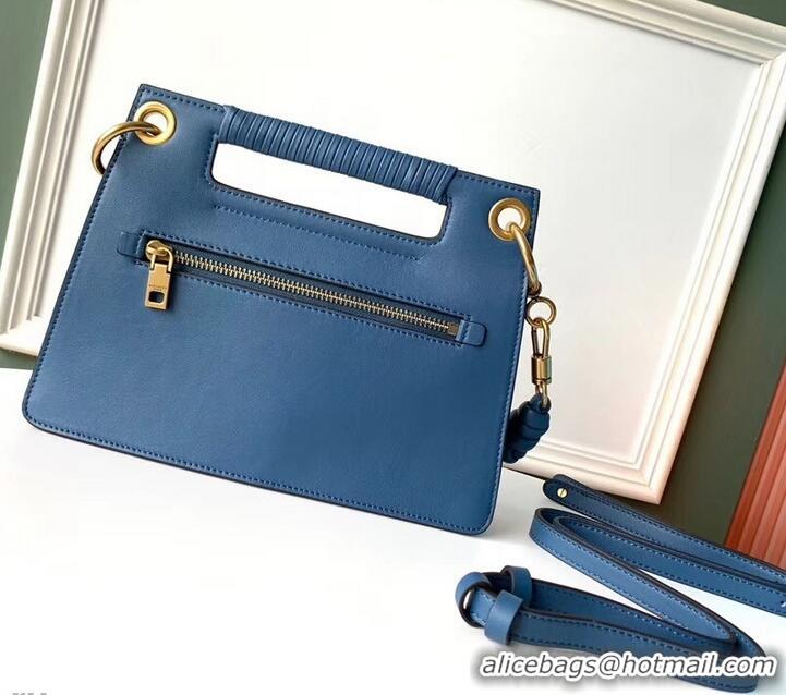 Affordable Price Givenchy Small Whip Bag in Smooth Leather 501524 Blue