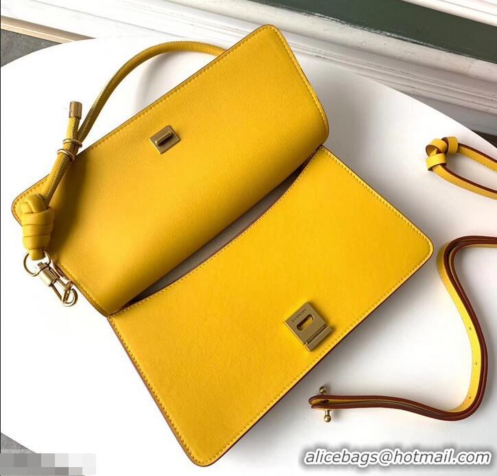 Duplicate Givenchy Small Whip Bag in Smooth Leather 501524 Yellow