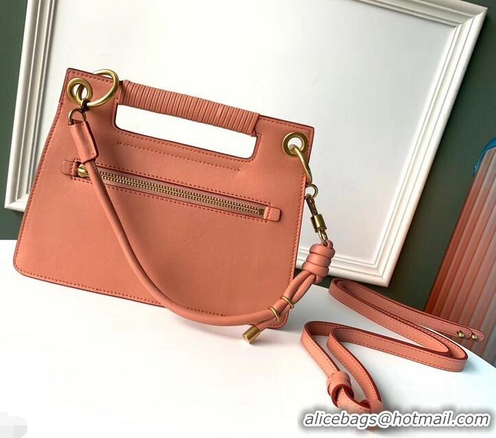 Cute Givenchy Small Whip Bag in Smooth Leather 501524 Pink