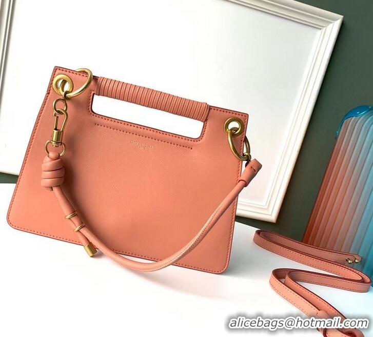 Cute Givenchy Small Whip Bag in Smooth Leather 501524 Pink