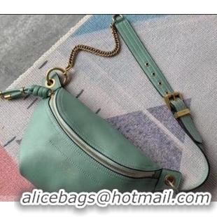 Sumptuous Givenchy Whip Bum Bag in Smooth Leather 501526 Light Green