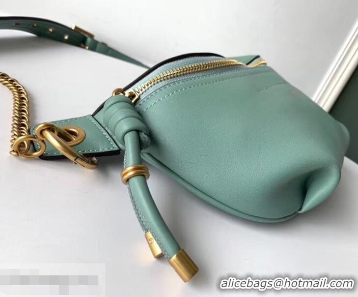 Sumptuous Givenchy Whip Bum Bag in Smooth Leather 501526 Light Green