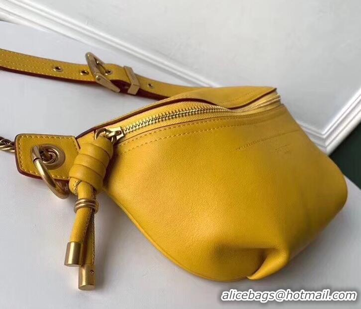 Promotion Givenchy Whip Bum Bag in Smooth Leather 501526 Yellow