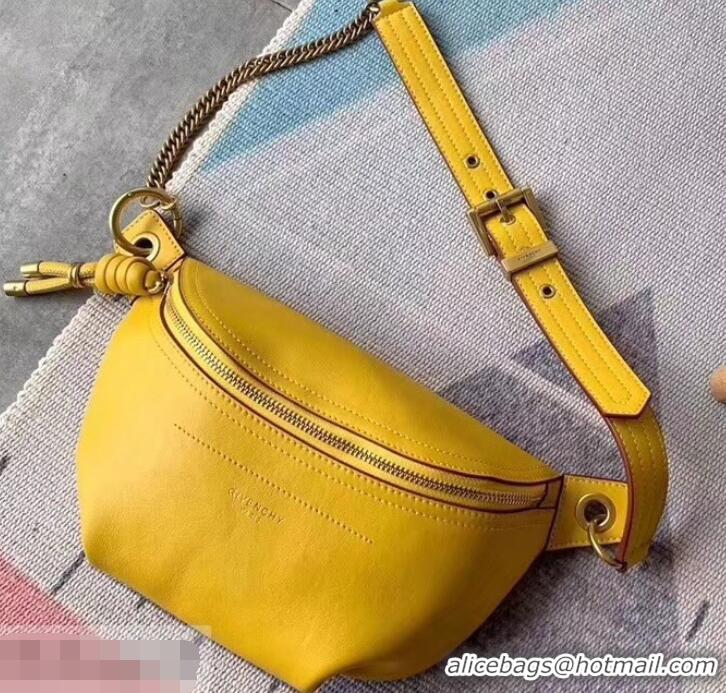 Promotion Givenchy Whip Bum Bag in Smooth Leather 501526 Yellow