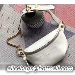 AAAAA Givenchy Whip Bum Bag in Smooth Leather 501526 White