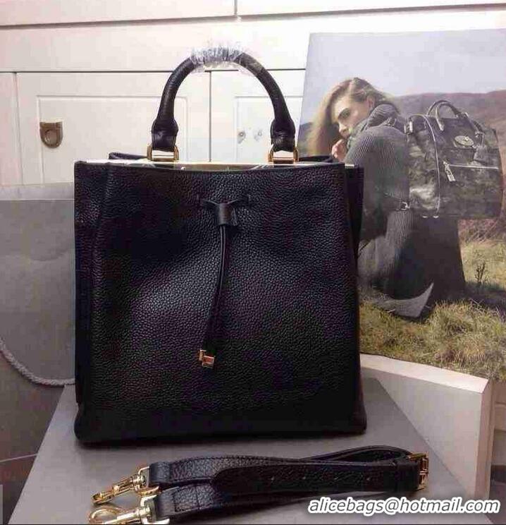 Duplicate Murberry Small Kensington Bag Mole Soft Gold 516011 Black