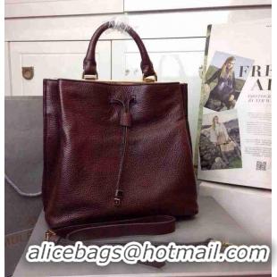 Stylish Murberry Small Kensington Bag Mole Soft Gold 516011 Burgundy