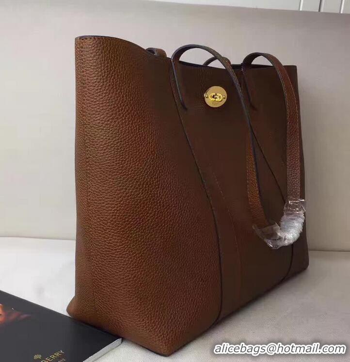 Discounts Mulberry Bayswater Tote Small In Classic Grain Shopping Bag 516015 Brown