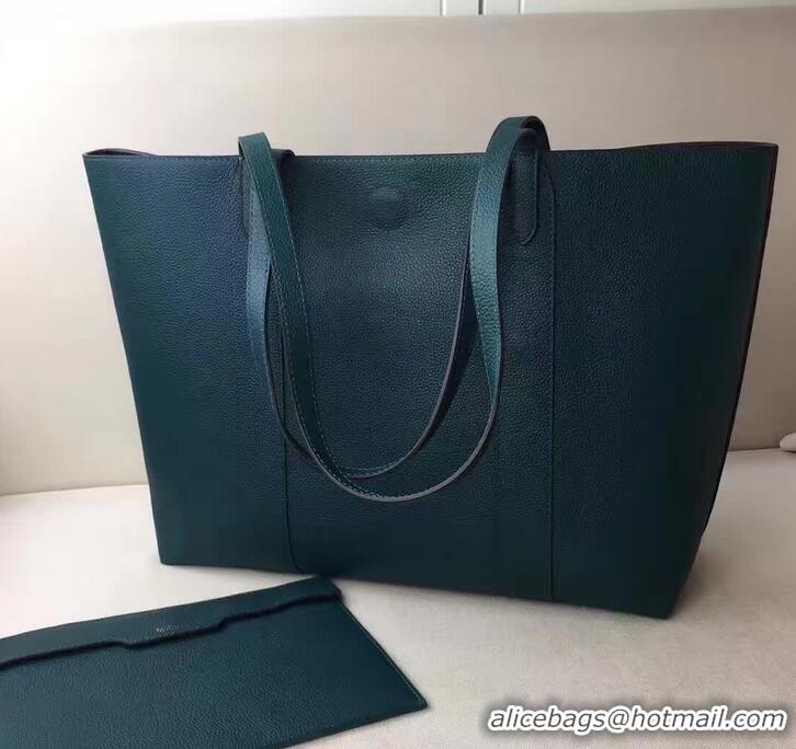 Luxury Mulberry Bayswater Tote Small In Classic Grain Shopping Bag 516015 Ocean Green