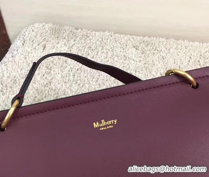 Stylish Mulberry Amberley Silky Calf Satchel 4703730 Oxblood