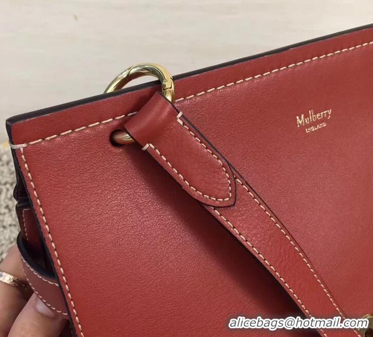 Unique Style Mulberry Amberley Silky Calf Satchel 4703730 Red