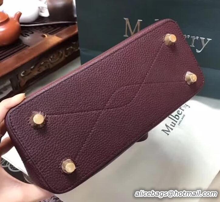 Crafted Mulberry Mini Seaton in Oxblood Classic Grain HH51113