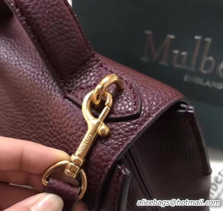 Crafted Mulberry Mini Seaton in Oxblood Classic Grain HH51113