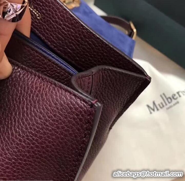 Crafted Mulberry Mini Seaton in Oxblood Classic Grain HH51113