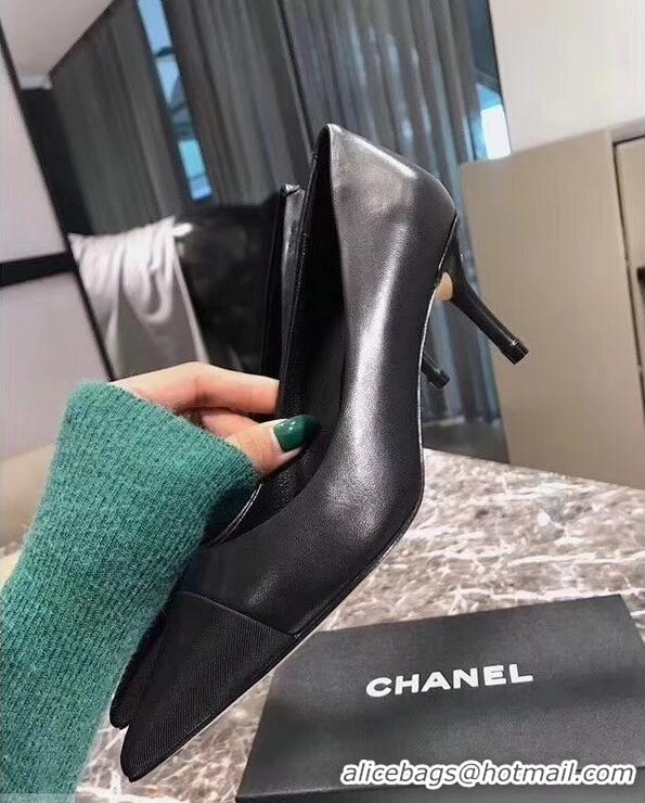 Low Cost Chanel Heel 6.5cm Pumps 9051404 Black 2019