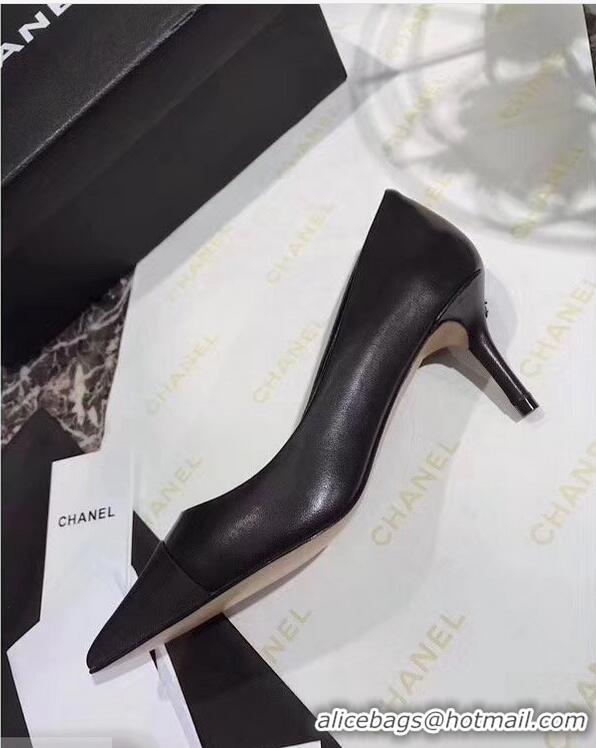 Low Cost Chanel Heel 6.5cm Pumps 9051404 Black 2019