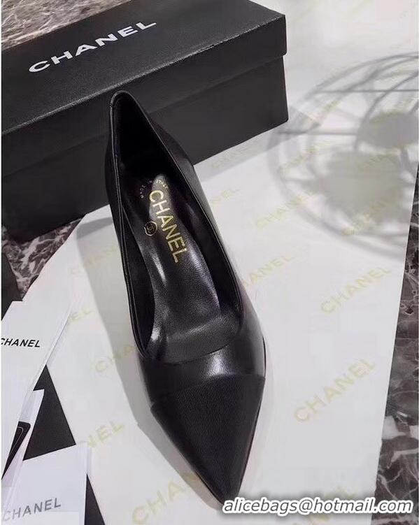 Low Cost Chanel Heel 6.5cm Pumps 9051404 Black 2019