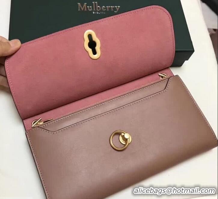 Fashion Mulberry Amberley Clutch Dark Blush HH51120