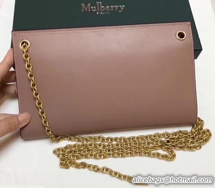 Fashion Mulberry Amberley Clutch Dark Blush HH51120