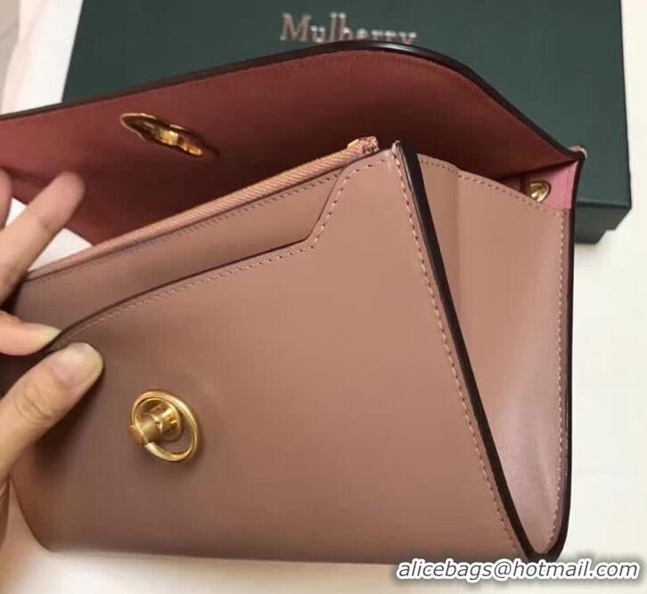 Fashion Mulberry Amberley Clutch Dark Blush HH51120