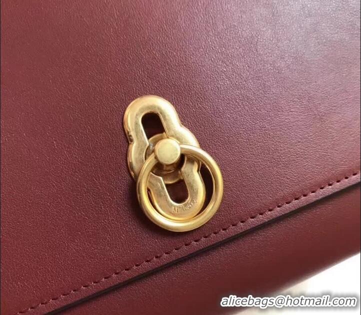 New Stylish Mulberry Amberley Clutch HH51120 Burgundy