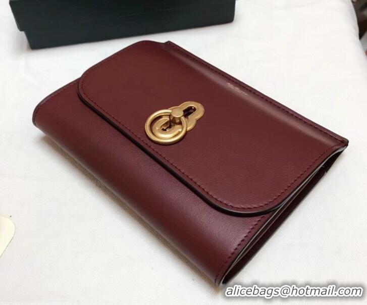 Classic Style Mulberry Amberley Medium Wallet HH51122 Burgundy