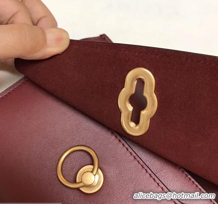 Classic Style Mulberry Amberley Medium Wallet HH51122 Burgundy