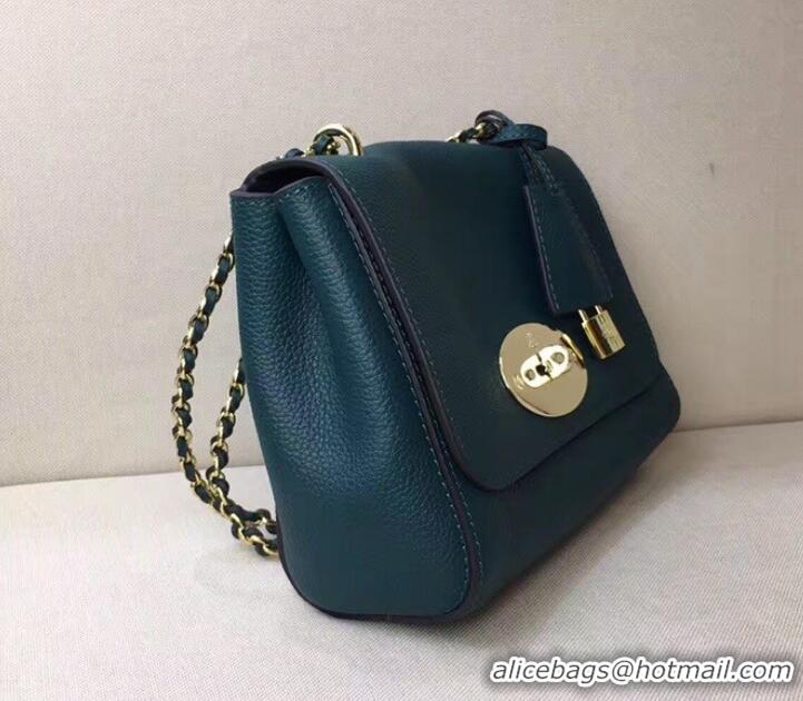 Popular Style Mulberry Lily Small/Medium Classic Grain Cow Leather HH51126 Green Ocean