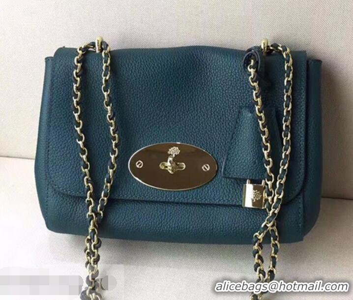 Popular Style Mulberry Lily Small/Medium Classic Grain Cow Leather HH51126 Green Ocean