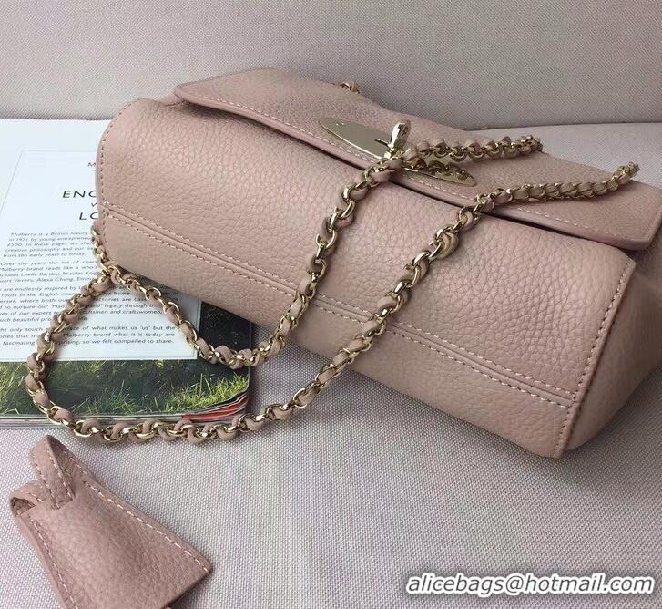 Luxury Mulberry Lily Small/Medium Classic Grain Cow Leather HH51126 Pink