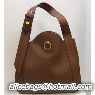 Low Price Mulberry Marloes Hobo in Natural Grain Leather Brown Oak HH51133