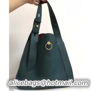 Super Quality Mulberry Marloes Hobo in Natural Grain Leather HH51133 Green