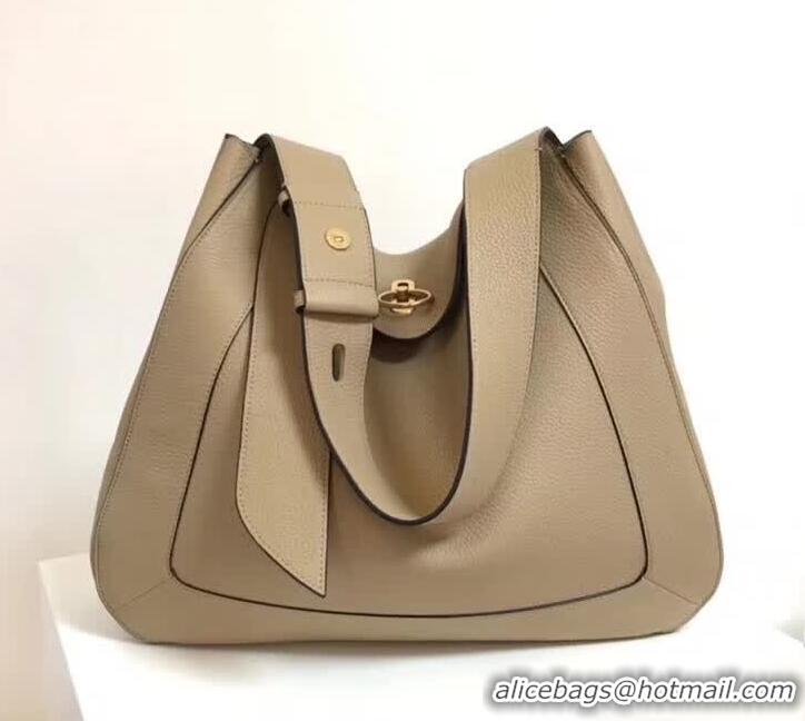 Top Quality Mulberry Marloes Hobo in Natural Grain Leather HH51133 Light Tan