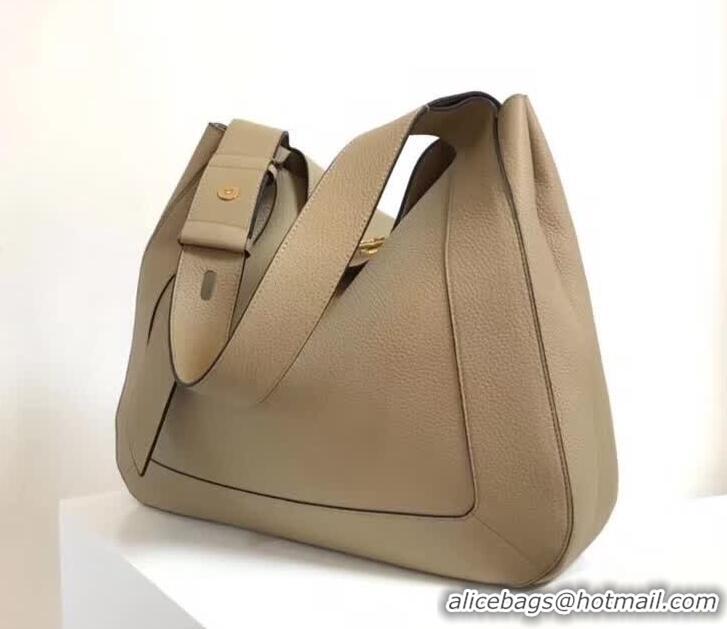 Top Quality Mulberry Marloes Hobo in Natural Grain Leather HH51133 Light Tan