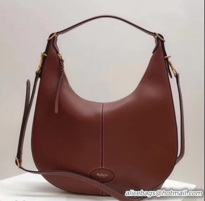 Shop Cheap Mulberry Small Selby Silky Calf Hobo HH51135 Brown 