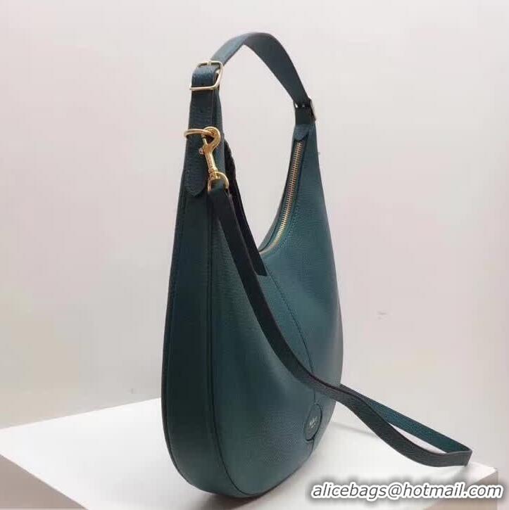 Most Popular Mulberry Small Selby Silky Calf Hobo HH51135 Deep Sea