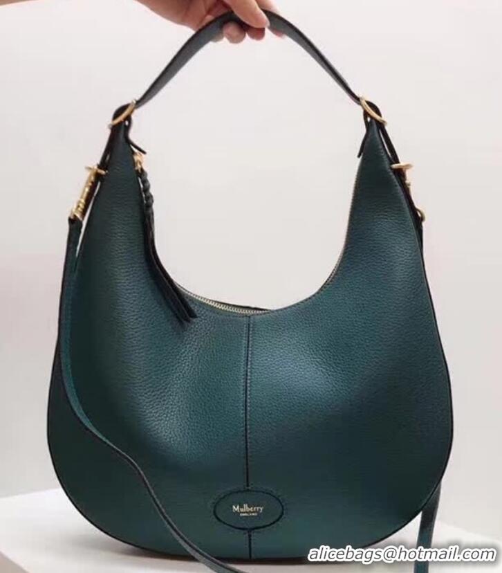 Most Popular Mulberry Small Selby Silky Calf Hobo HH51135 Deep Sea