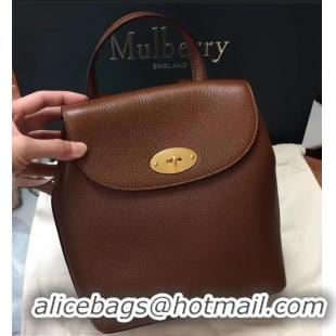 Stylish Mulberry Mini Bayswater Classic Grain Backpack HH51138 Brown